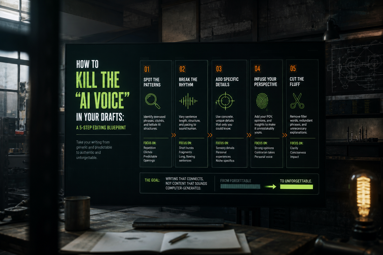 Eliminate AI Voice: 5 Proven Editing Steps