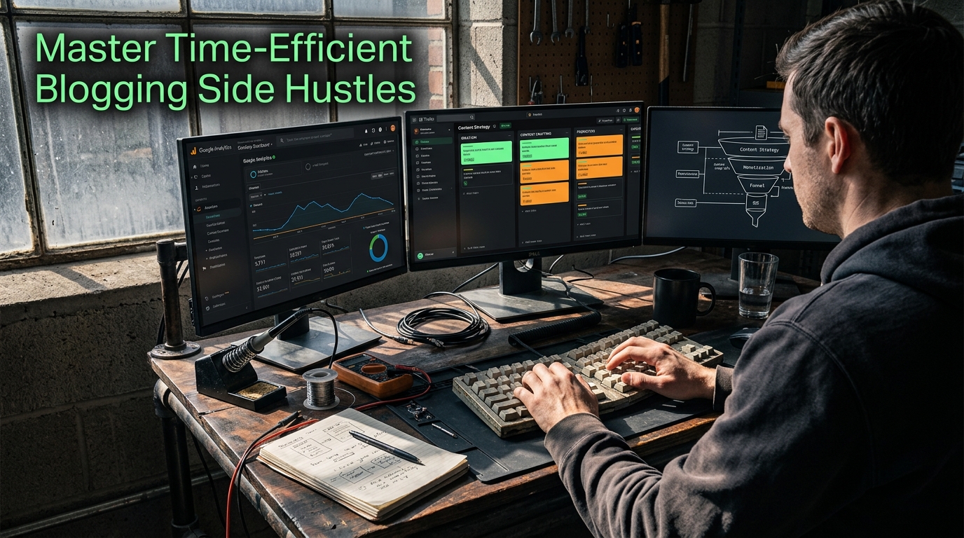 Master Time-Efficient Blogging Side Hustles